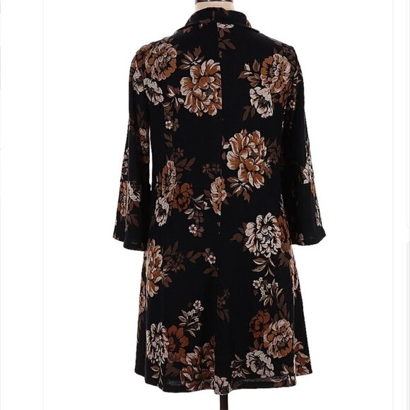 𝅺JESSICA Howard Long Sleeve Floral Casual Dress Size XL - Picture 2 of 3